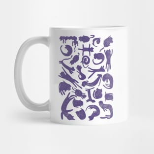 Ultra Violet Cats Mug